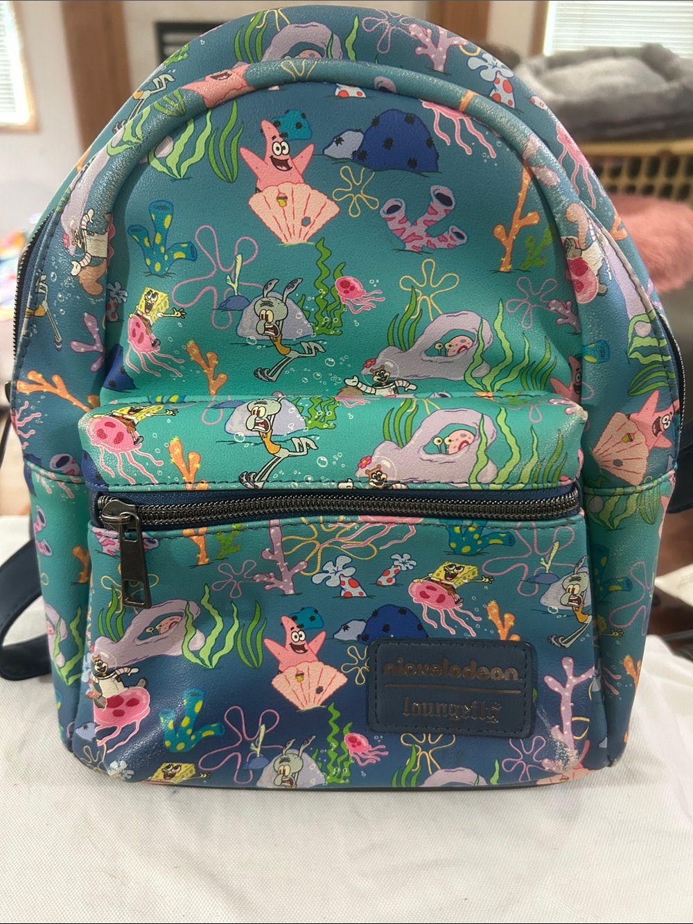 Loungefly Nickelodeon Spongebob Squarepants Underwater Mini Backpack